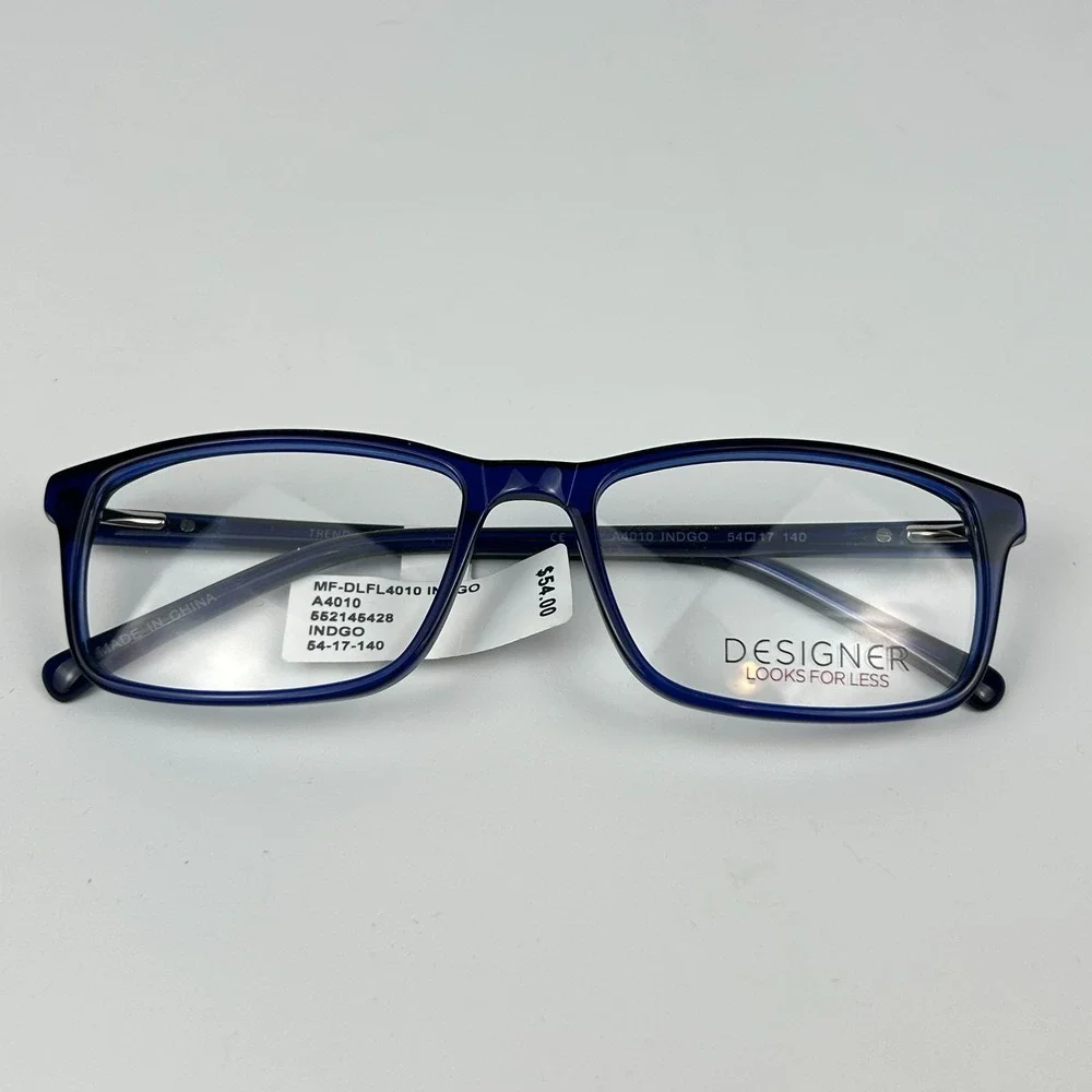 Designer Looks for Less A4010 Men's Eyeglasses Frame Blue Full Rim 54-17-140 mm